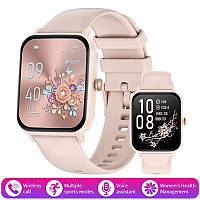 Смарт-годинник LIGE для жінок з українською мовою, функціями для здоров я та спорту і двома ремінцями у комплекті.