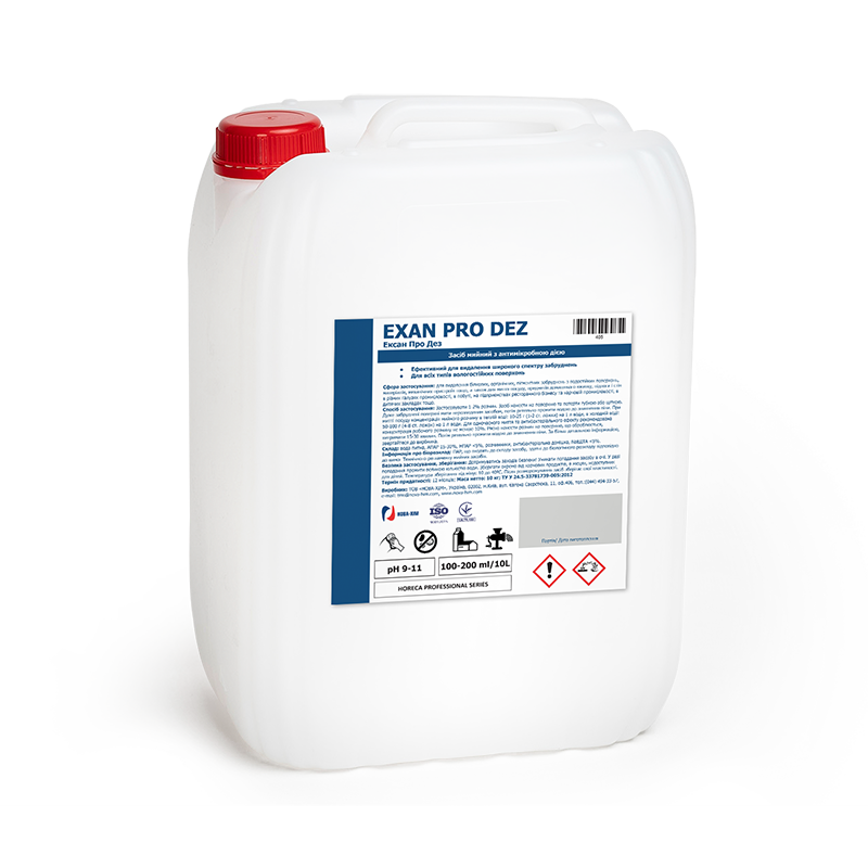 Засіб мийний з атимікробною дією ЕКСАН ПРО ДЕЗ, фото 1