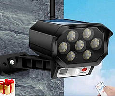 Вуличний ліхтар у вигляді камери Solar SENSOR LIGHT з датчиком руху і пультом управління сонячною батареєю