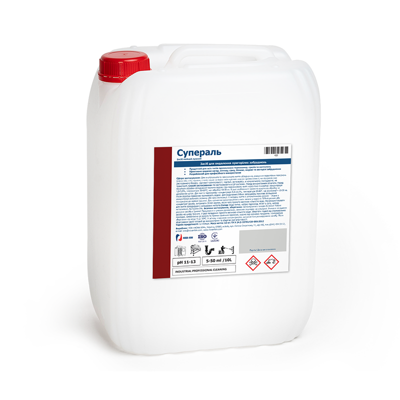 Засіб мийний лужний високопінний СУПЕРАЛЬ, фото 1