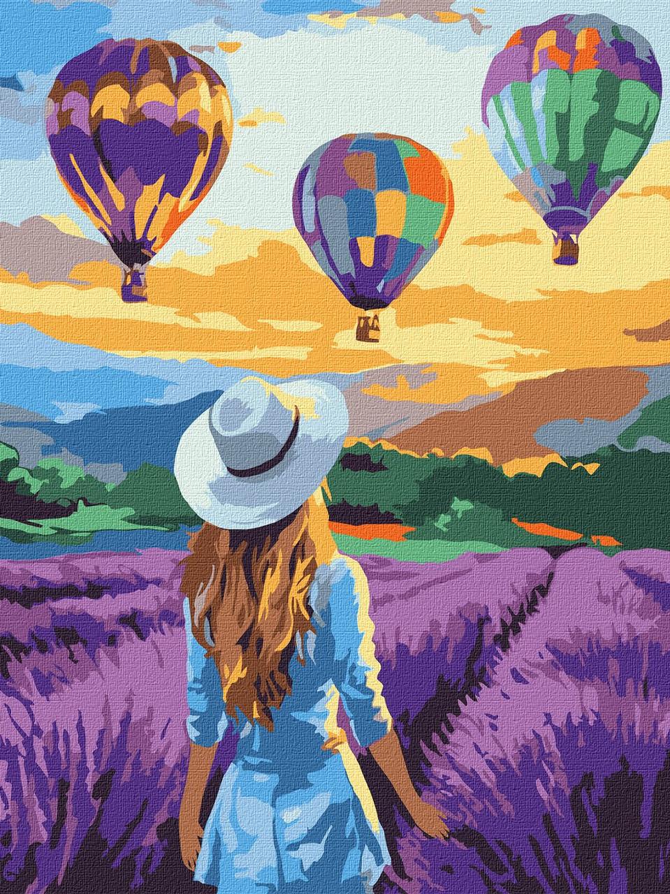 Картина за номерами Лавандові пригоди пейзаж люди 30*40 см Ідейка KHO 8660, фото 1