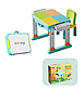 Дитячий ігровий стіл 3в1 зі стільчиком: стіл, пісочниця, для конструктора, FL 1632, фото 2