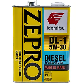 Моторне масло IDEMITSU ZEPRO DIESEL DL-1 5W30 4л