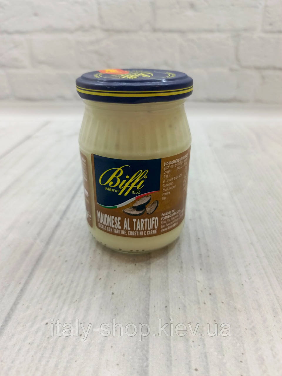 Майонез Biffi al Tartufo з трюфелем 180 грам Італія, фото 1