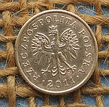 1 грош 2011 року. Польща, фото 2