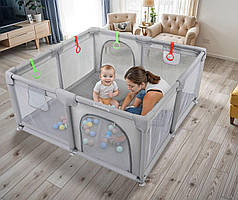 Дитячий ігровий манеж Harmony Compact 140x140 см з 50 кульками