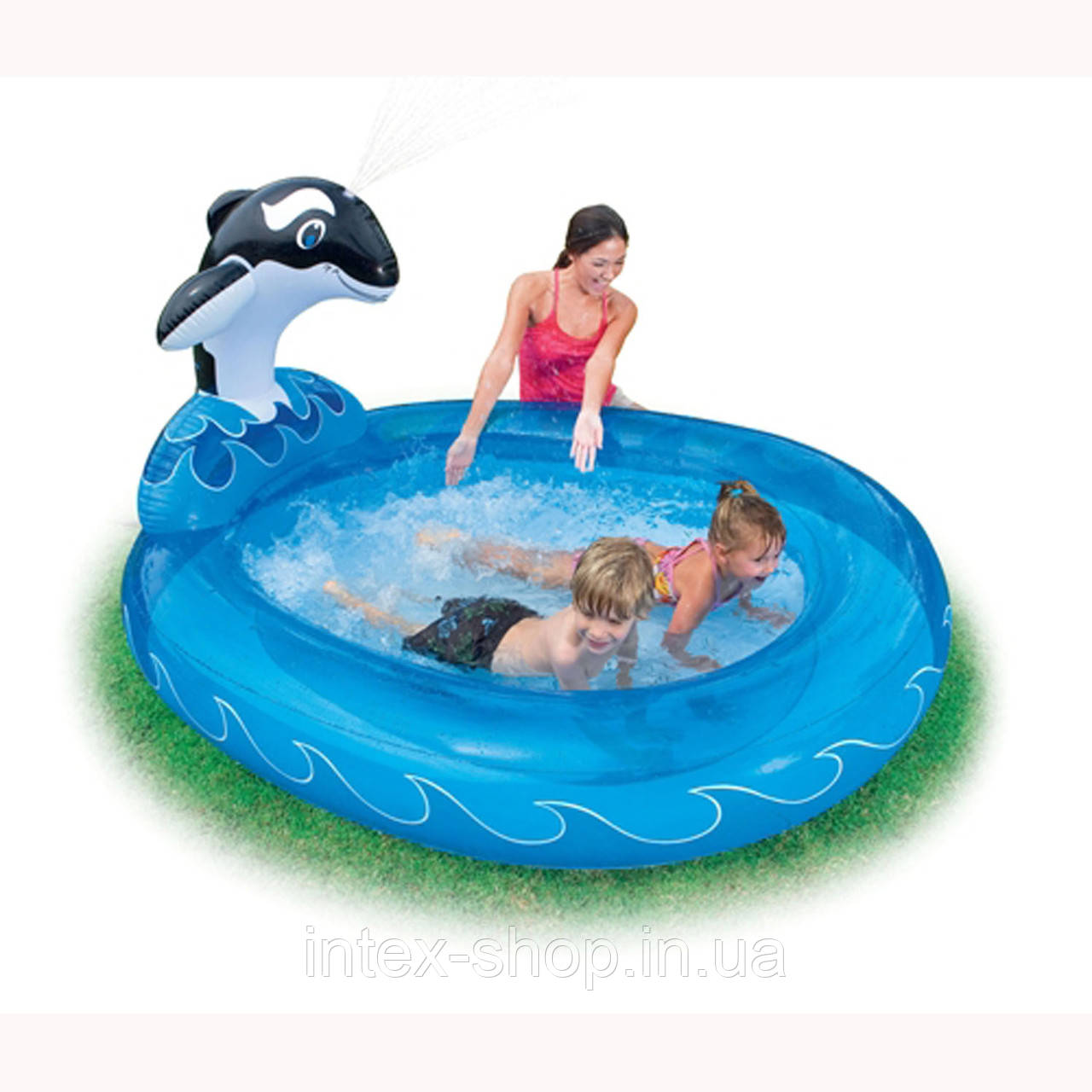 Дитячий надувний басейн Intex, 57436 "Дельфін"