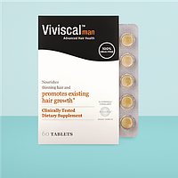 Вітаміни для волосся чоловічі Vivical Man 60 таб. США для росту волосся, густе та повне волосся.