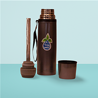 Термос Генератор — іонізатор водневої води 0,5 л "Living water" Водорідна пляшка. Жива вода/колір Grey B