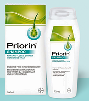 Priorin shampoo Bayer 200 мл Німеччина Пріорін шампунь/для відновлення росту волосся