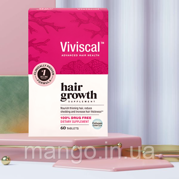 Вітаміни для волосся від випадання Vivical Hair Growth 60 таб. США вітаміни для волосся, вітамін для волосся, фото 1