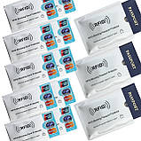 RFID чохол для кредитних карток і біометричного паспорта, захист від несанкціонованого зчитування, фото 2