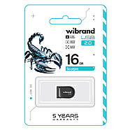 USB Flash 16GB Wibrand Scorpio Black USB 2.0 (WI2.0/SC16M3B), фото 2