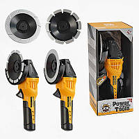 Іграшковий набір інструментів Шліфувальна машинка,механічний принцип роботи, насадка, арт. T 026