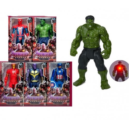 Герой Comics Avengers 3899-1 22см світло рух. руки та ноги 5 видів на бат(табл) 12.5х23х5см