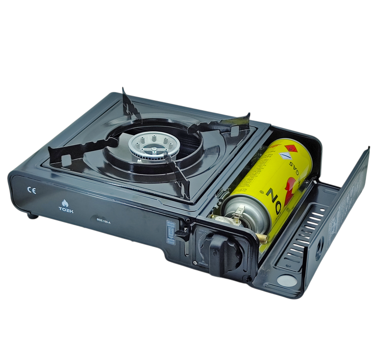 Газова плитка туристична під газовий балон для кемпінгу