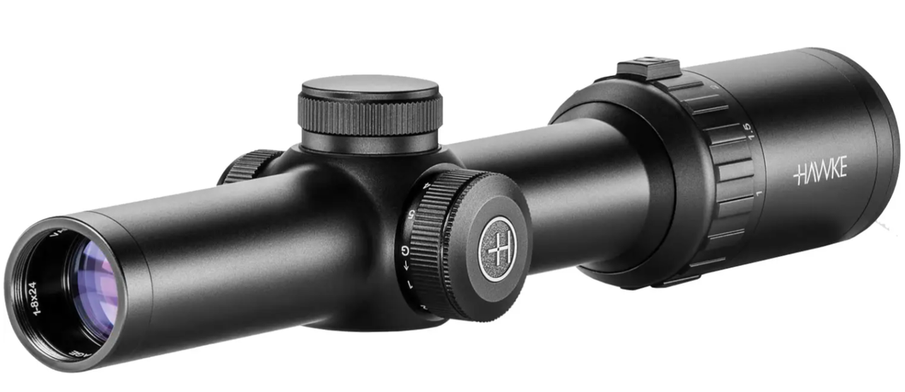 Приціл оптичний Hawke Vantage 30 WA 1-8х24 сітка Tactical BDC 5.56 з підсвічуванням, фото 1