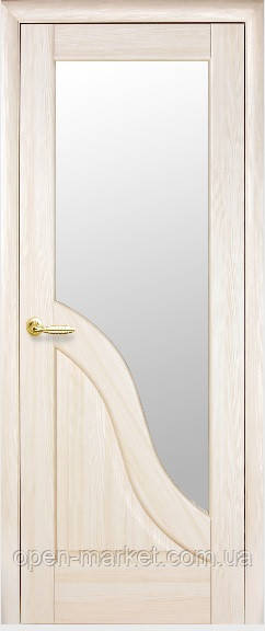 Модель Амата скло сатин міжкімнатні двері, Ніколаїв