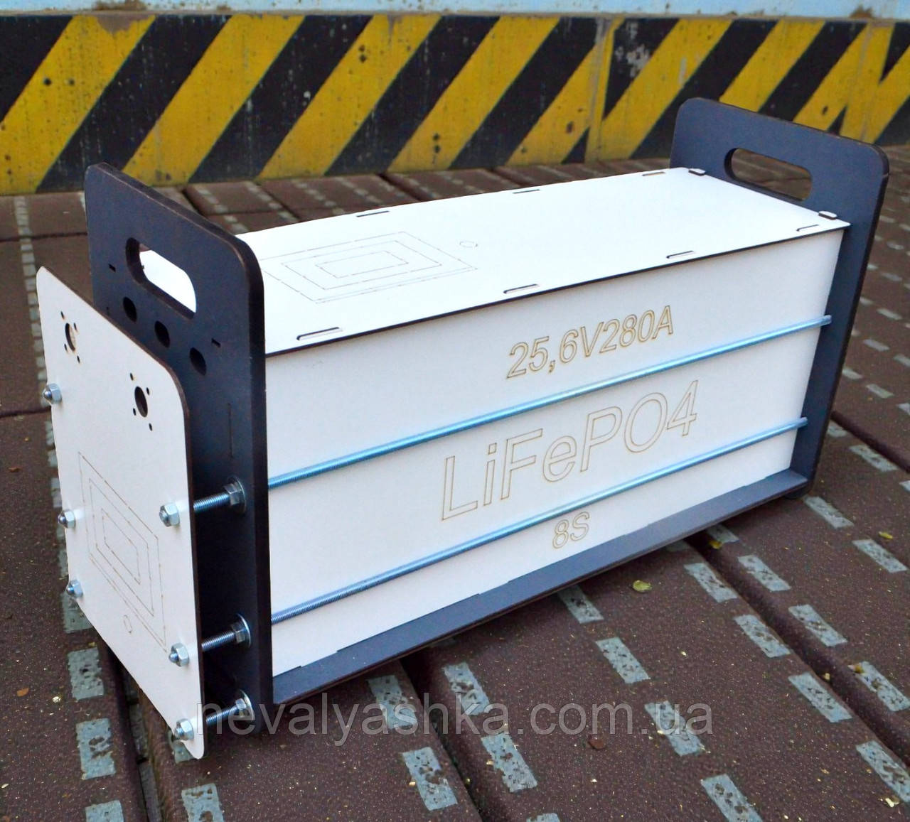 Корпус Економ для LiFePO4 280A-314Ах8s (304,305,307,314,315 комірок) Бокс Акумуляторів (Розбір) Дерев'яний Ящик Коробка батарей А