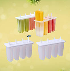 Форма для морозива з 4 відділеннями 1 шт пластик без BPA льодогенератор для дітей