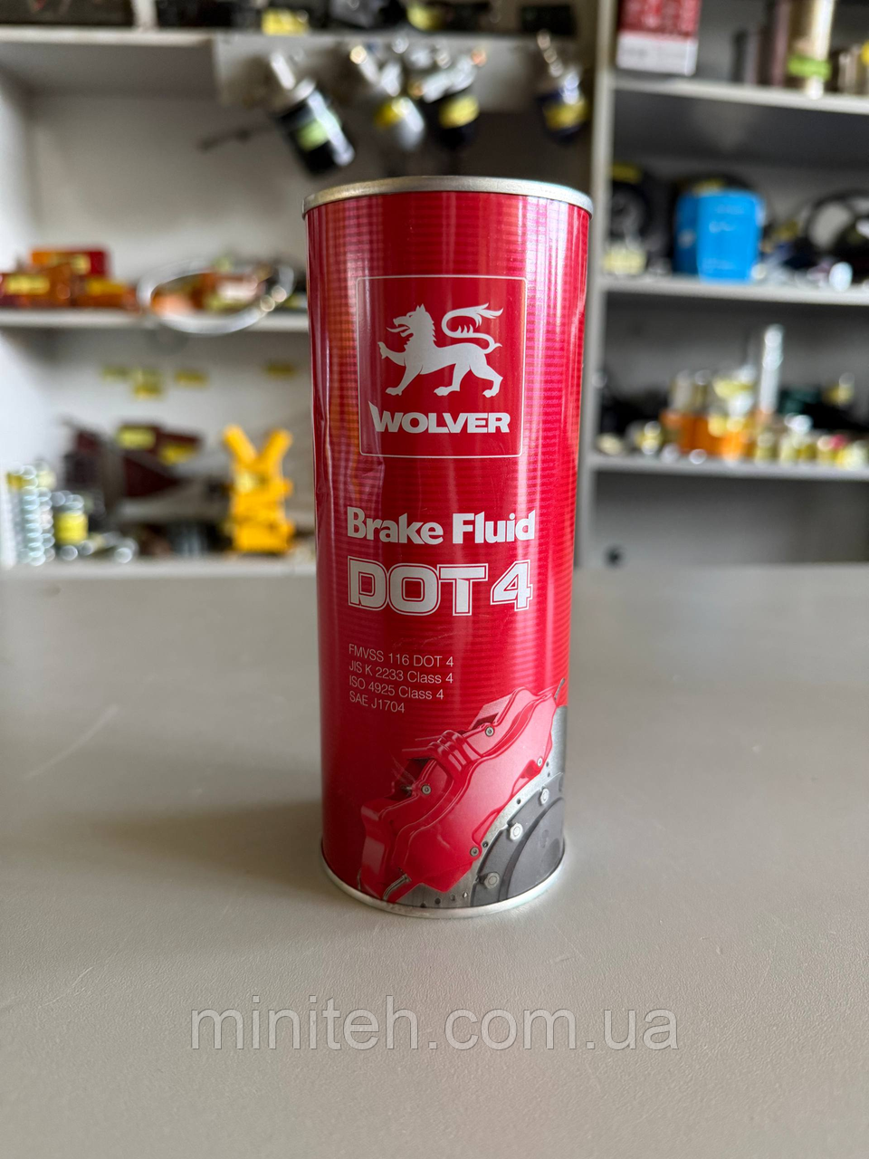Гальмівна рідина WOLVER DOT 4 (500 мл), фото 1