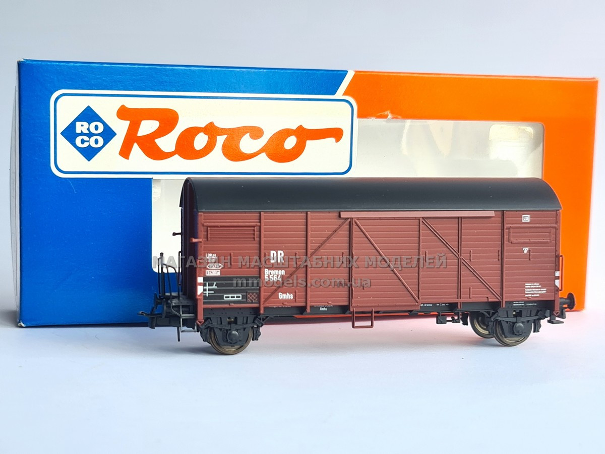 Модель критий вагон 2-осний, DR, масштабу 1:87, H0 Roco 46972, фото 1