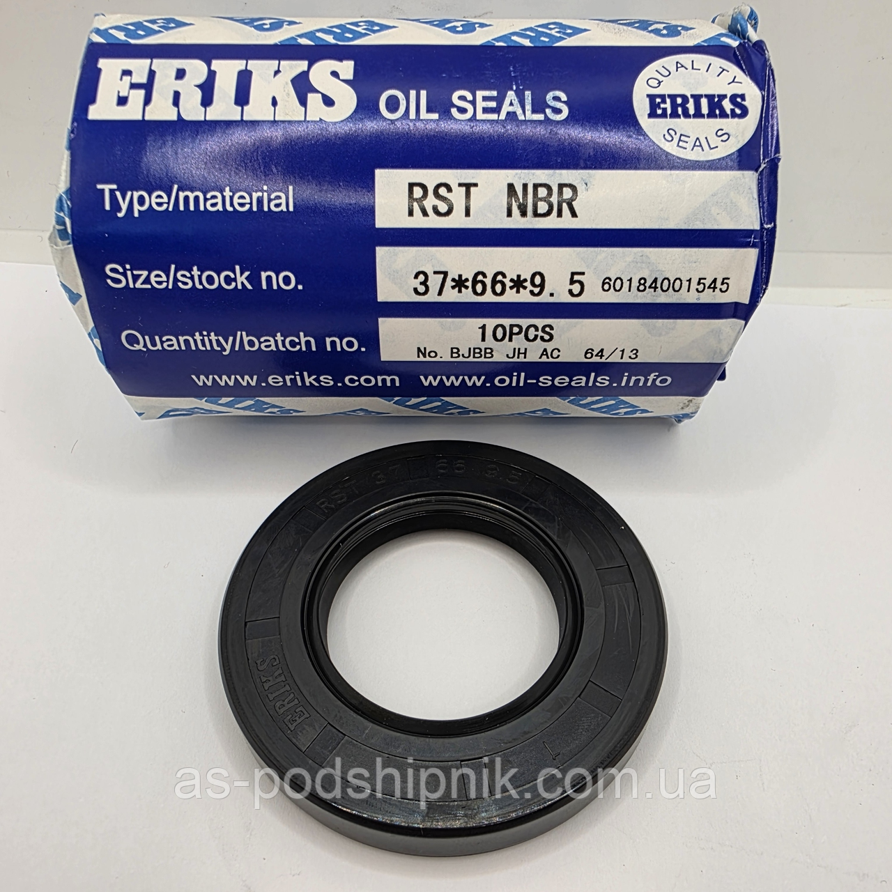 Манжетне ущільнення / сальник 37x66x9.5 RST NBR ERIKS Голландія, фото 1