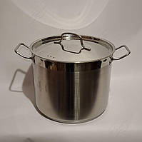 Каструля 11 л. циліндрична з нержавіючої сталі Zauberg ZB-26