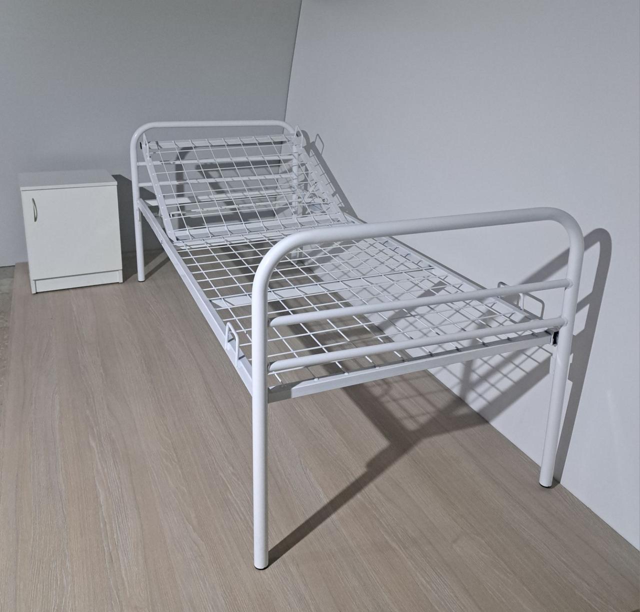 Медичне металеве ліжко функціональне 2-х секційне, фото 1