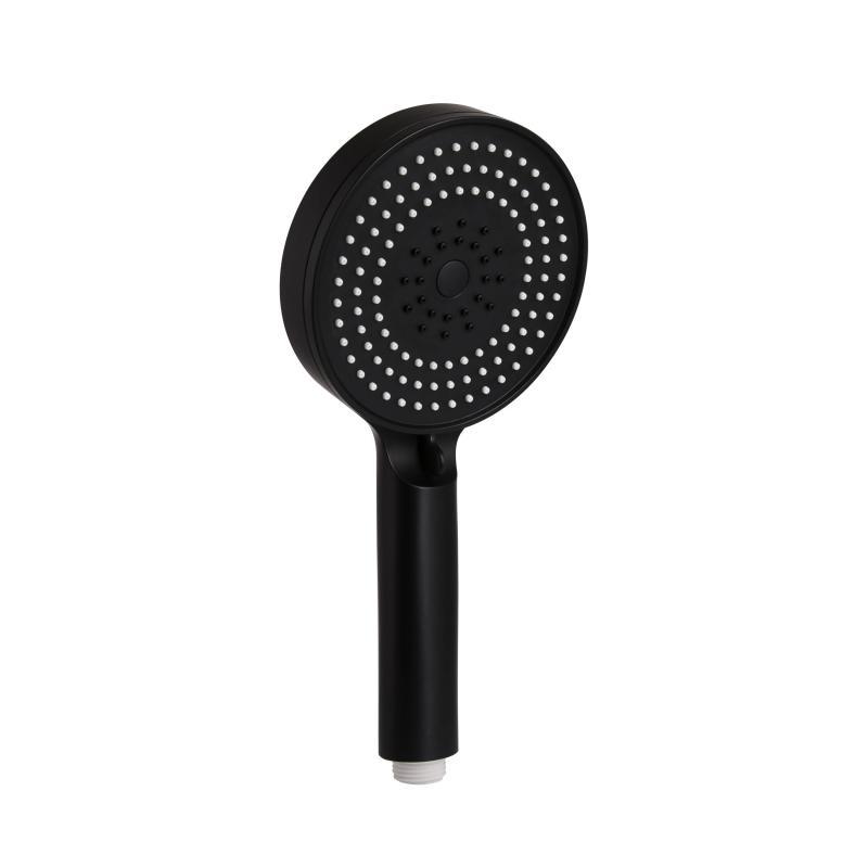 Лійка для ручного душу Qtap Rucni D 130 мм округла QTRUC125BLM45951 Black Matt, фото 1