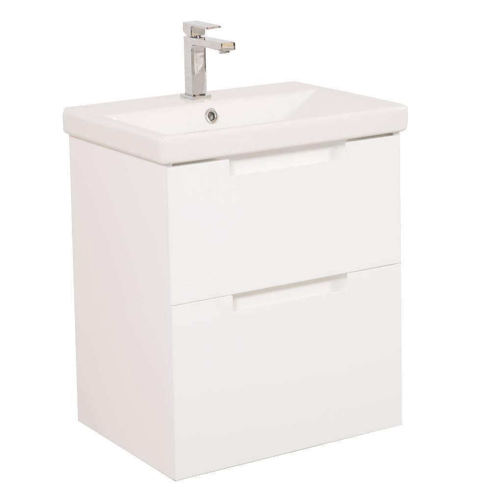 Тумба Інфініті 60 см з умивальником Elite консольна, фото 1