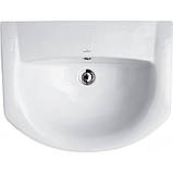 Тумба підлогова "Еліза 60" з умивальником "Лібра 60", червона для ванної кімнати, фото 3