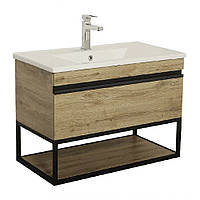 Тумба Лофт Айрон консольна севілья 85 см з умивальником Arte