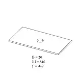 Тумба Лофт Нео Севілья 85 см зі стільницею, фото 5