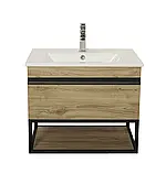 Тумба Лофт Айрон консольна севілья 75 см з умивальником Arte, фото 2