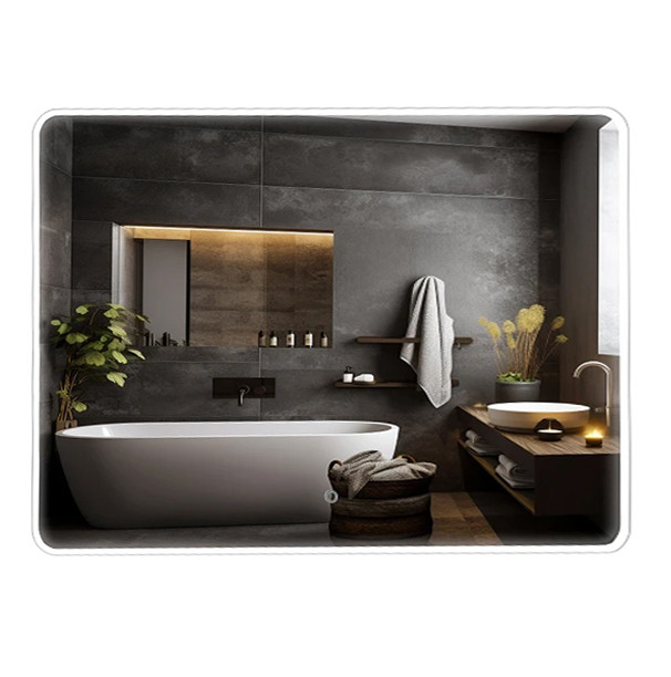 Дзеркало Moon 100x70 см UNI sensor з підсвіткою, фото 1