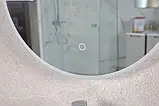 Дзеркало овальне Solar 70x120 см UNI sensor з підсвіткою, фото 6