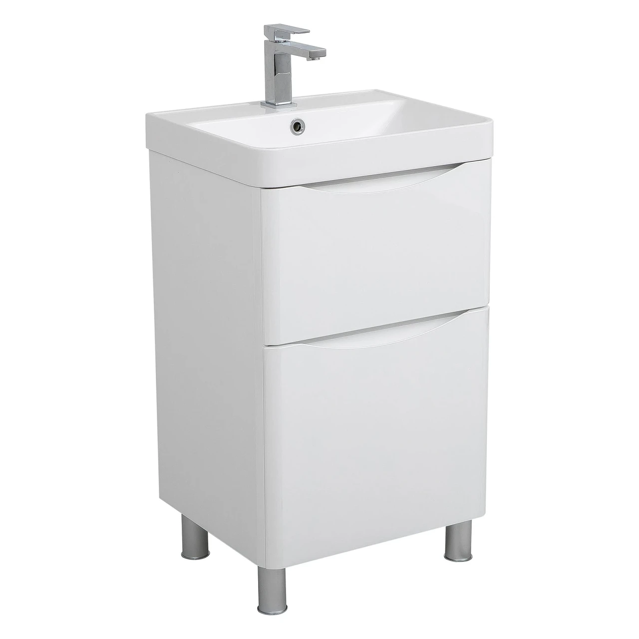 Тумба Амеріна з умивальником Deep 50 см напольна, фото 1