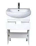 Тумба Квадро підлогова 60 см з умивальником, фото 4