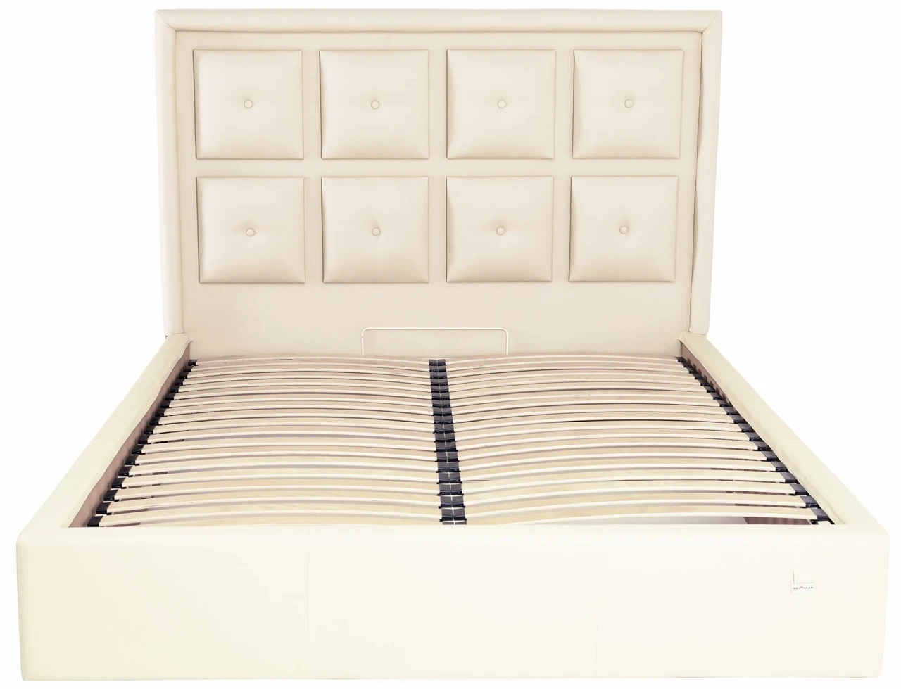 Ліжко Windsor VIP 140 х 190 см Fly 2207 З додатковою металевою цільнозварною рамою Бежевий, фото 1