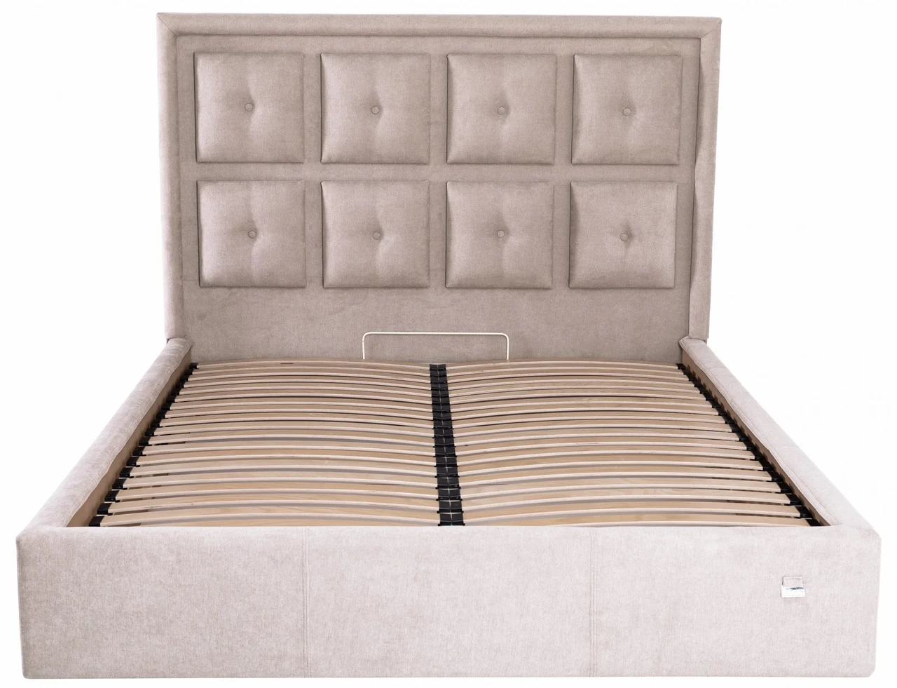 Ліжко Windsor VIP 140 х 200 см Місті Mocco З додатковою металевою цільнозварною рамою Мокко, фото 1