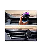Тримач Baseus Stable Gravitational Car Mount Air (Air Outlet Version) чорний, фото 8
