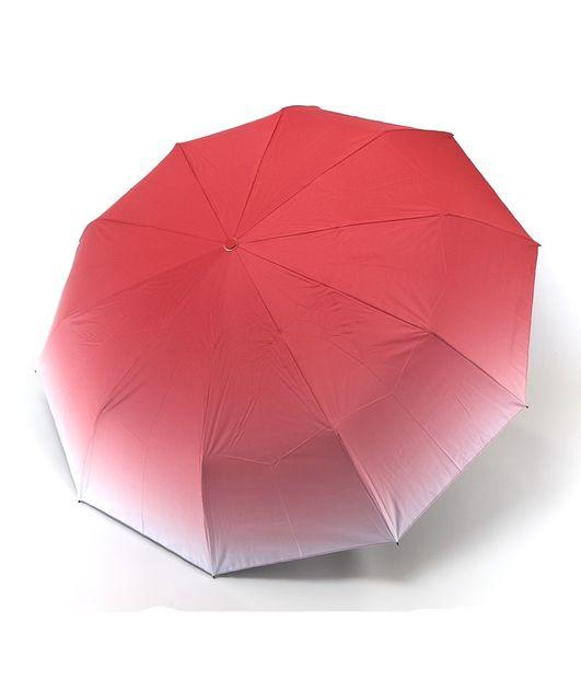 Парасолька Bellissimo №M634 жіночий автомат на 10 подвійних спиць Червона, фото 1