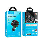 Адаптер автомобільний Hoco Guerrero car BT FM transmitter E82 |BT5.3, 2USB/1Type-C, 30W/3A, PD/QC| чорний, фото 8