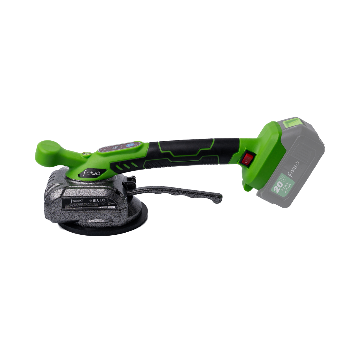 Потужна акумуляторна вібраційна присоска CT20BL Felso : без АКБ, вантажопідйомність 80кг