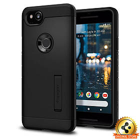 Чохол Spigen для Google Pixel 2 Tough Armor, Black