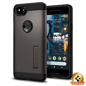 Чохол Spigen для Google Pixel 2 Tough Armor, Gunmetal
