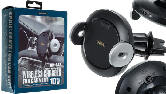 Холдер з бездротовою зарядкою XPRO RM-C42 чорний (MAW-37481_505), фото 1