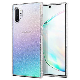 Чехол Spigen для Samsung Galaxy Note 10 Plus / 10 Plus 5G Liquid Crystal Glitter, Crystal Quartz (627CS27328)