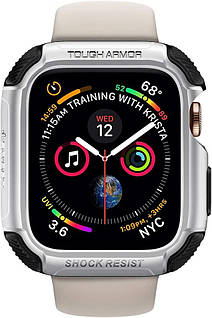 Чехол Spigen для Apple Watch (44mm) Tough Armor, Silver (062CS24478)